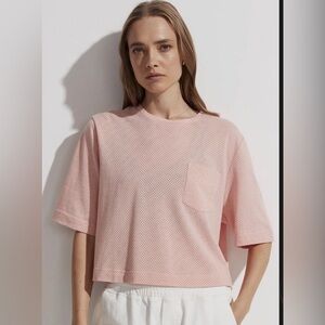 Varley Bexley Shirt in Coral Cloud (Pink)